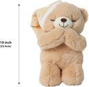 10-Inch Prayer Bear Plush – Sleep Stuffed Teddy Bear for Baby Boys & Girls, Baptism & Christian Gifts