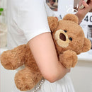 10-Inch Brown Teddy Bear Stuffed Animal – Soft Plush Cuddly Bear for Kids