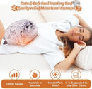 Electric Seal Plush Heating Pad for Period Cramps & Muscle Comfort – Soft USB Heated Stuffed Animal Gift for Women