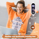 Electric Seal Plush Heating Pad for Period Cramps & Muscle Comfort – Soft USB Heated Stuffed Animal Gift for Women
